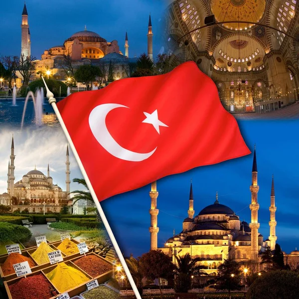 Destinazioni Turistiche Nella Città Istanbul Turchia — Foto Stock