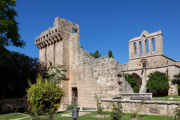 Gothic Monastery Bellapais Abbaye Paix Turkish Republic Northern Cyprus — Stock Photo, Image