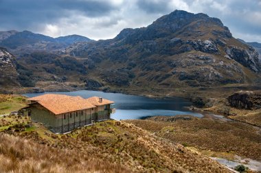 El Cajas Ulusal Parkı (Parque Nacional El Cajas), Ekvador 'un dağlık kesimlerinde, Azuay ilinde..