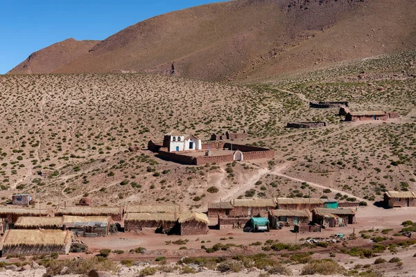 Machuca Village Στην Έρημο Atacama Στη Βόρεια Χιλή Νότια Αμερική — Φωτογραφία Αρχείου