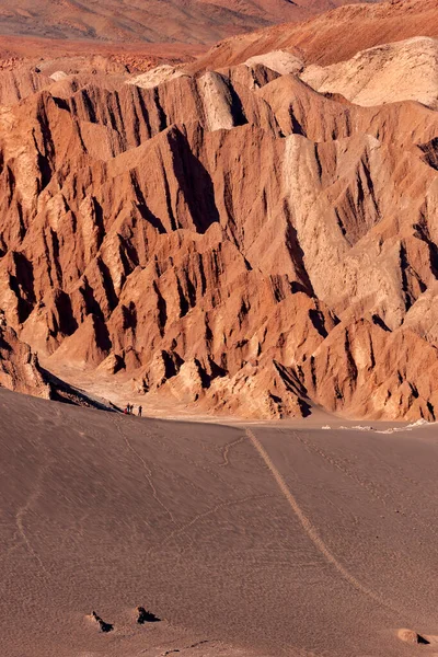 Пригоди Туристів Долині Мертвих Пустелі Атакама Поблизу Сан Педро Атакама — стокове фото