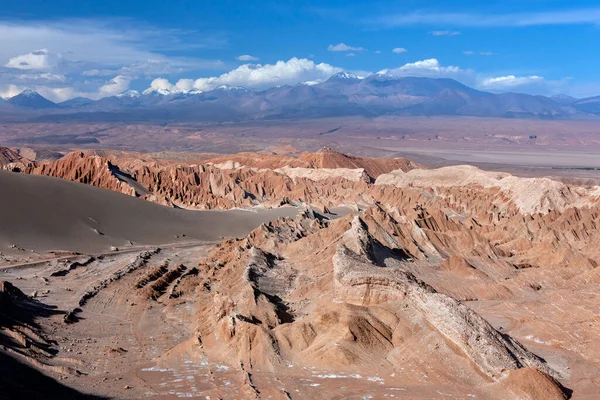 Droge Dorre Vallei Van Doden Hoog Het Altiplano Atacama Woestijn — Stockfoto