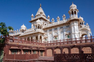 Jaswant Thada, Maharaja Jaswant Singh 'in mermer mezarlığı Jodhpur, Rajasthan, Hindistan.