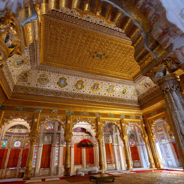 Camera Reale Mehrangarh Fort Jodhpur Rajasthan Uno Dei Più Grandi — Foto Stock