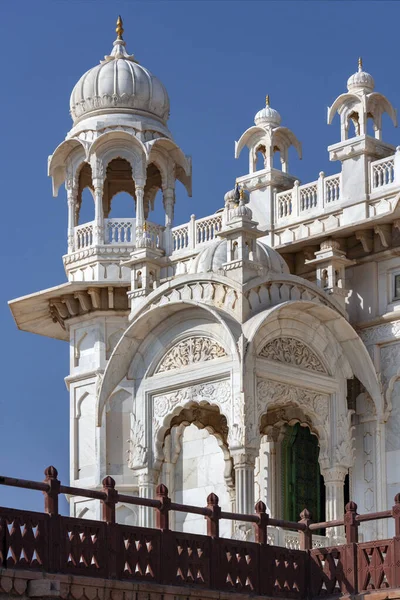 Jaswant Thada Marmurowa Cenotaph Maharaja Jaswant Singh Jodhpur Rajasthan Indie — Zdjęcie stockowe