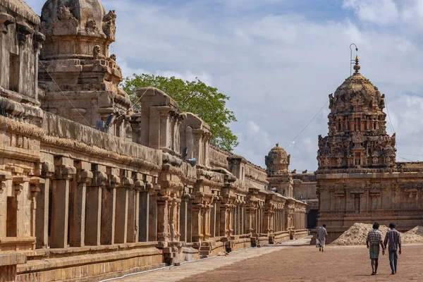 Brihadishvera Hinduistický Chrám Městě Thanjavur Tanjore Regionu Tamil Nadu Jižní — Stock fotografie