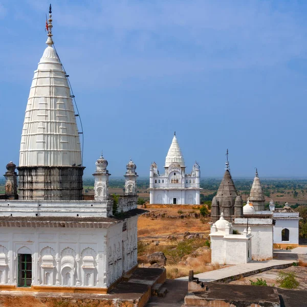 Alguns Dos Templos Jainistas Sonagiri Região Madhya Pradesh Índia Sonagiri — Fotografia de Stock