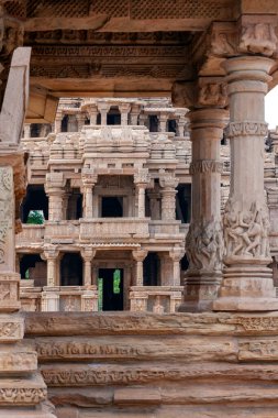 Sasbahu Temple, also called the Sas-Bahu Mandir, Sas-Bahu Temple, Sahasrabahu Temple or Harisadanam Temple - an 11th-century twin temple dedicated to Vishnu inside  Gwalior Fort in the Madhya Pradesh region of India.