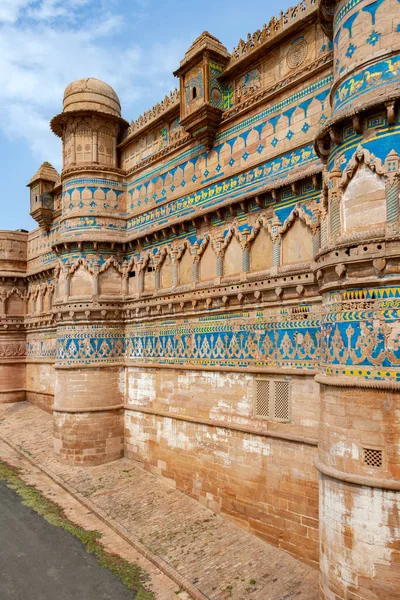 Gwalior Fort City Gwalior State Madhya Pradesh India Stands Isolated — Stock Photo, Image