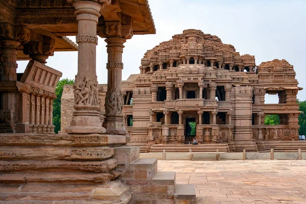 Templo Sasbahu También Llamado Sas Bahu Mandir Templo Sas Bahu —  Fotos de Stock