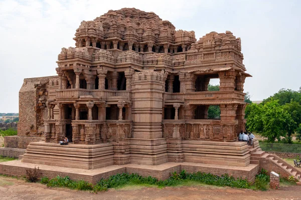 Templo Sasbahu Também Chamado Sas Bahu Mandir Templo Sas Bahu — Fotografia de Stock