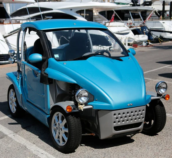 Ligier Microcar Sul Porto Turistico Cannes Nel Sud Della Francia — Foto Stock