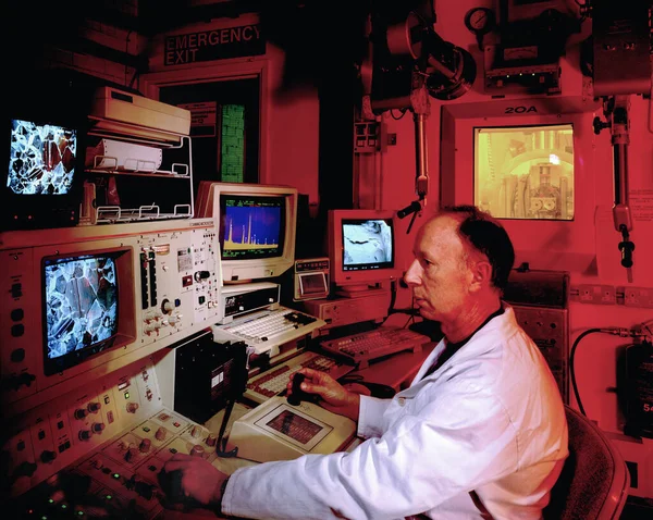 Удаленная Обработка Ядерного Материала Около 2005 Заводе Переработке Селлафилда Камбрии — стоковое фото