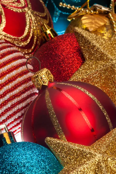 Christmas Baubles Decorations — Stock Photo, Image