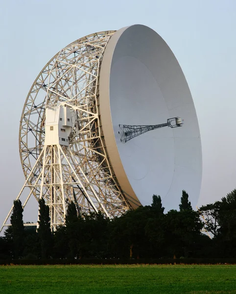 Jodrell Bank Radio Telescope Lovell Telescope Bij Jodrell Bank Observatory — Stockfoto