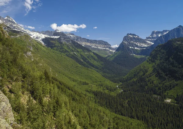 Scénická Krajina Národním Parku Glacier Montana Spojených Státech Amerických — Stock fotografie