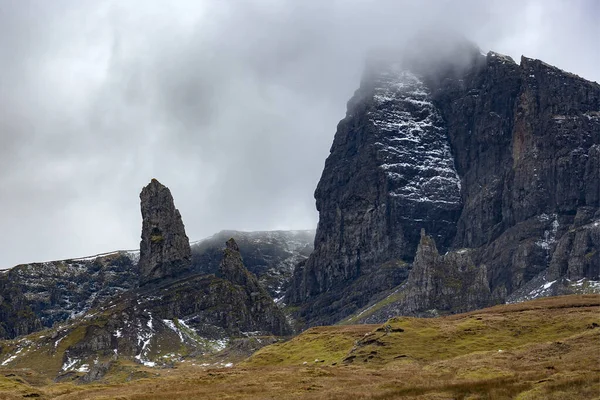 Bodach Stoir Old Man Storr Storr Skalnatý Kopec Trotternském Poloostrově — Stock fotografie