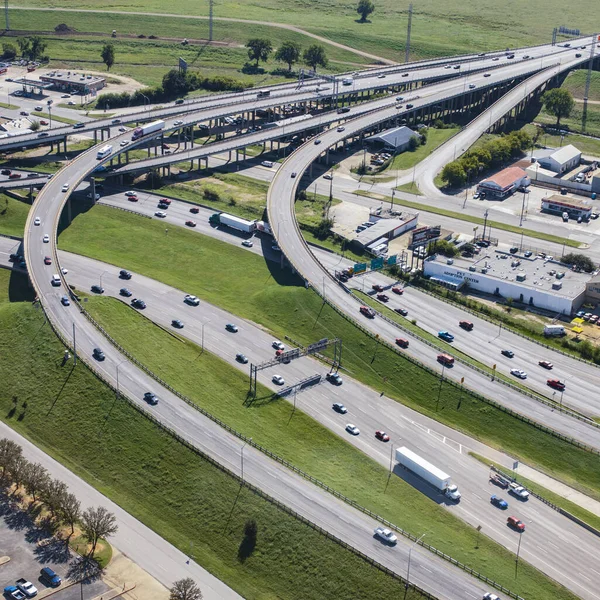 Vägkorsning Dallas Texas Usa — Stockfoto