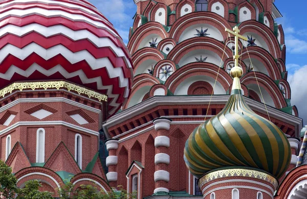 Catedral Vasili Bendito Comúnmente Conocida Como Catedral San Basilio Una — Foto de Stock