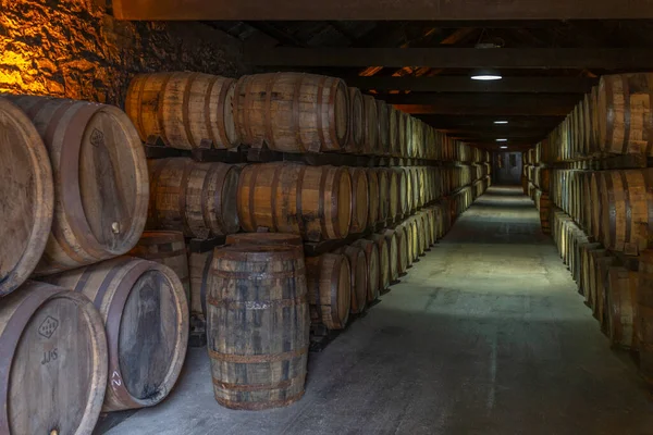 Whiskyvaten Ten Minste Jaar Opslag Bij Jamesons New Midleton Distillery — Stockfoto