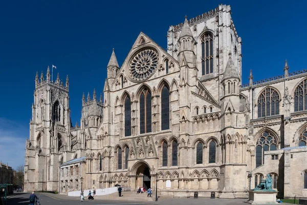 York Minster Městě York Velké Británii — Stock fotografie