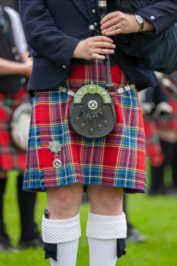 Piper Cowal 'da İskoçya' nın Cowal Yarımadası 'ndaki Dunoon yakınlarında Highland Oyunları' nda buluşuyor..