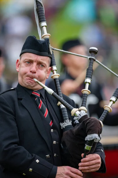 Pipers Cowal Gathering Highland Games Dunoon Ковальському Півострові Шотландія — стокове фото