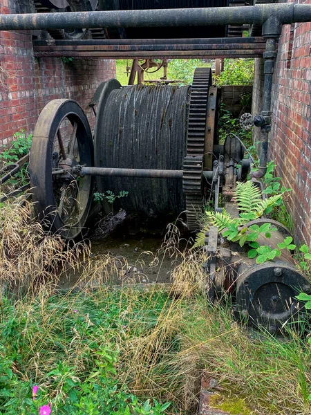 Descomposición Industrial Viejo Equipo Ferroviario Abandonado Oxida Lentamente — Foto de Stock