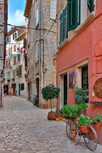 Ciudad Rovinj Península Istria Croacia Ciudad También Conocida Por Nombre — Foto de Stock