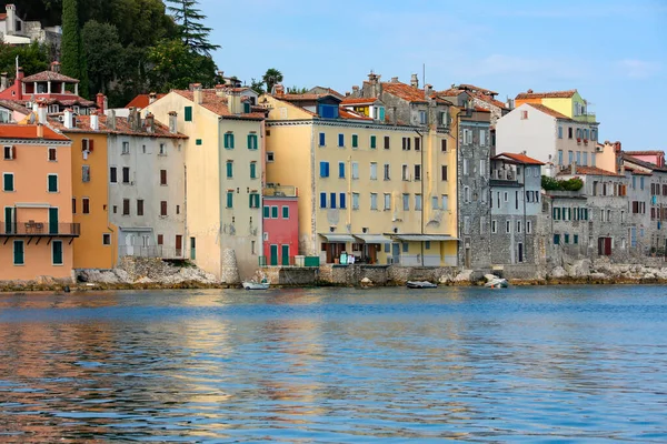 Město Rovinj Istrijském Poloostrově Chorvatsku Město Také Známé Pod Italským — Stock fotografie