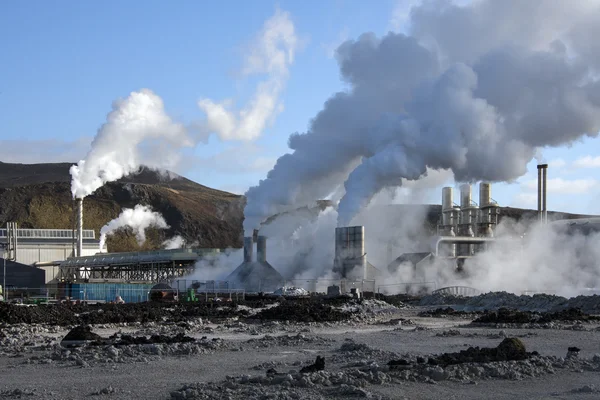 Svartsengi Geothermal Power Station - Islândia — Fotografia de Stock