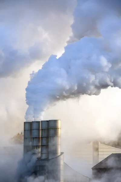 Геотермальная электростанция Свартсенги - Исландия — стоковое фото