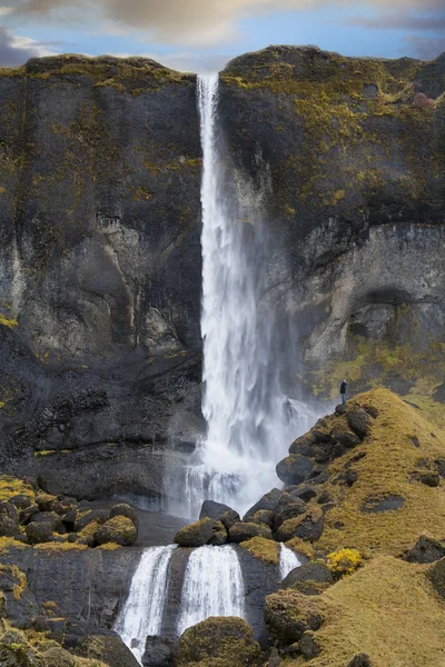 FOSS sidu - водоспад - Ісландії — стокове фото