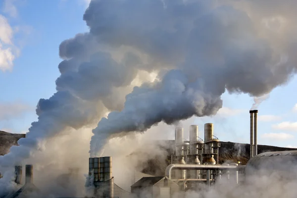 Svartsengi geothermische krachtcentrale - IJsland — Stockfoto