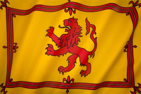 苏格兰-狮子猖獗旗 — 图库照片