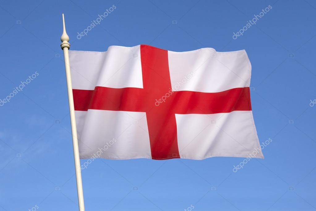 Drapeau Angleterre / anglais avec Croix de Saint Georges