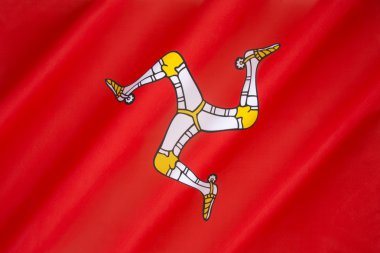Isle of Man - Manx bayrak bayrağı