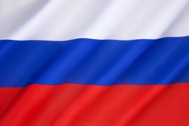 Flag of the Russian Federation  clipart