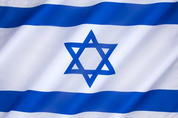Izrael zászlója — Stock Fotó