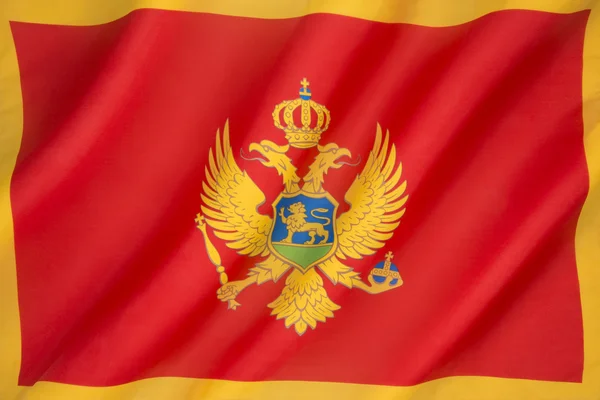 Flagge von Montenegro — Stockfoto