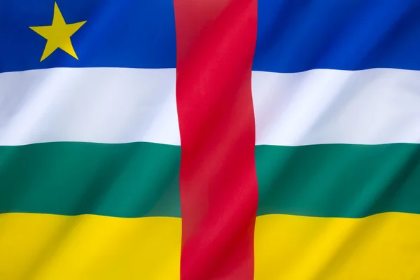 Flag of the Central African Republic — Stock Photo, Image