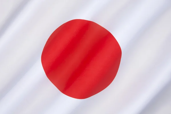 Japans flagga — Stockfoto