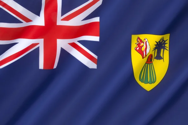 Flag of the Turks and Caicos Islands — Stock Photo, Image