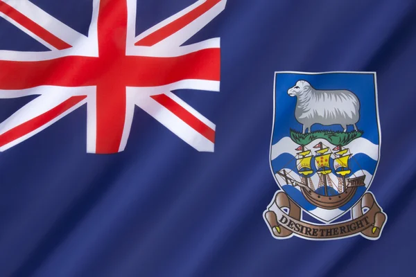 Vlajka Falklandských ostrovů — Stock fotografie