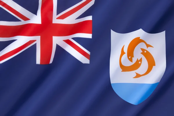 Flagga anguilla — Stockfoto