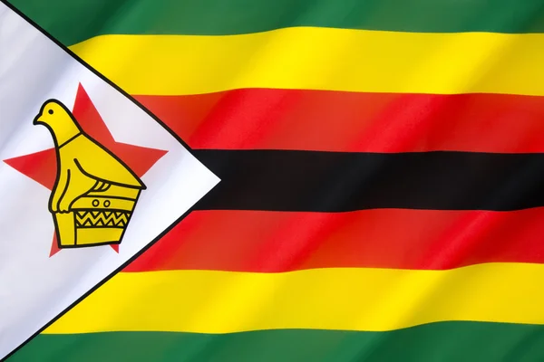 Bendera zimbabwe — Stok Foto