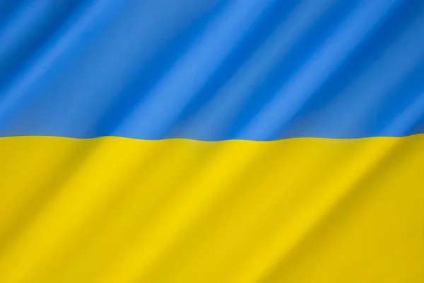 Flagge der Ukraine — Stockfoto