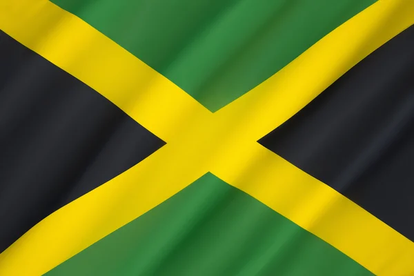 Jamajská vlajka — Stock fotografie
