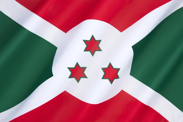Σημαία του Μπουρούντι — Φωτογραφία Αρχείου