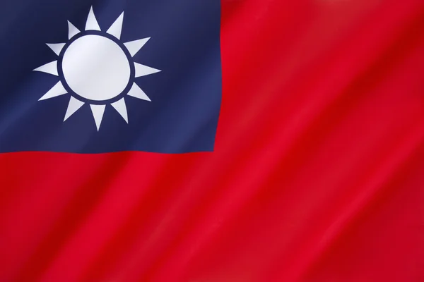 Vlag van de Republiek China - Taiwan — Stockfoto